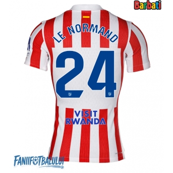 Atletico Madrid Robin Le Normand #24 Tricou Fotbal Replică 2025-26 Barbati Acasa